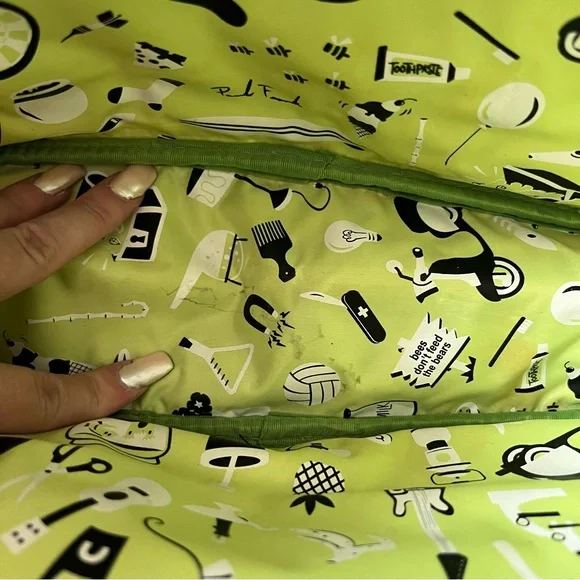 Paul Frank Rattan Purse "Bees don't feed the bears" vintage Y2K - Picture 13 of 15